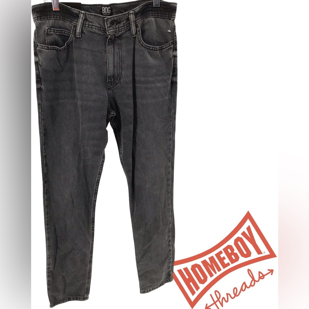 BDG Men's Relaxed Gray Jeans